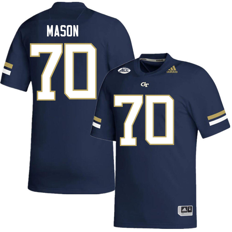 Shaq Mason Georgia Tech Jerseys,Georgia Tech Yellow Jackets College Football Uniforms-Navy